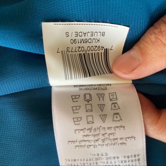 ⭐️ BCBGENERATION | Teal Ruffle Neck Dress, Size S - Picture 10 of 10